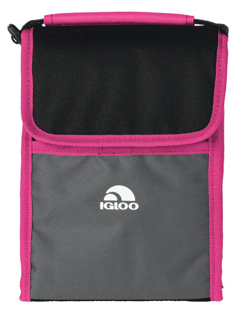 slide 1 of 1, Igloo Lunch Box - Berry/Gray/Black, 1 ct