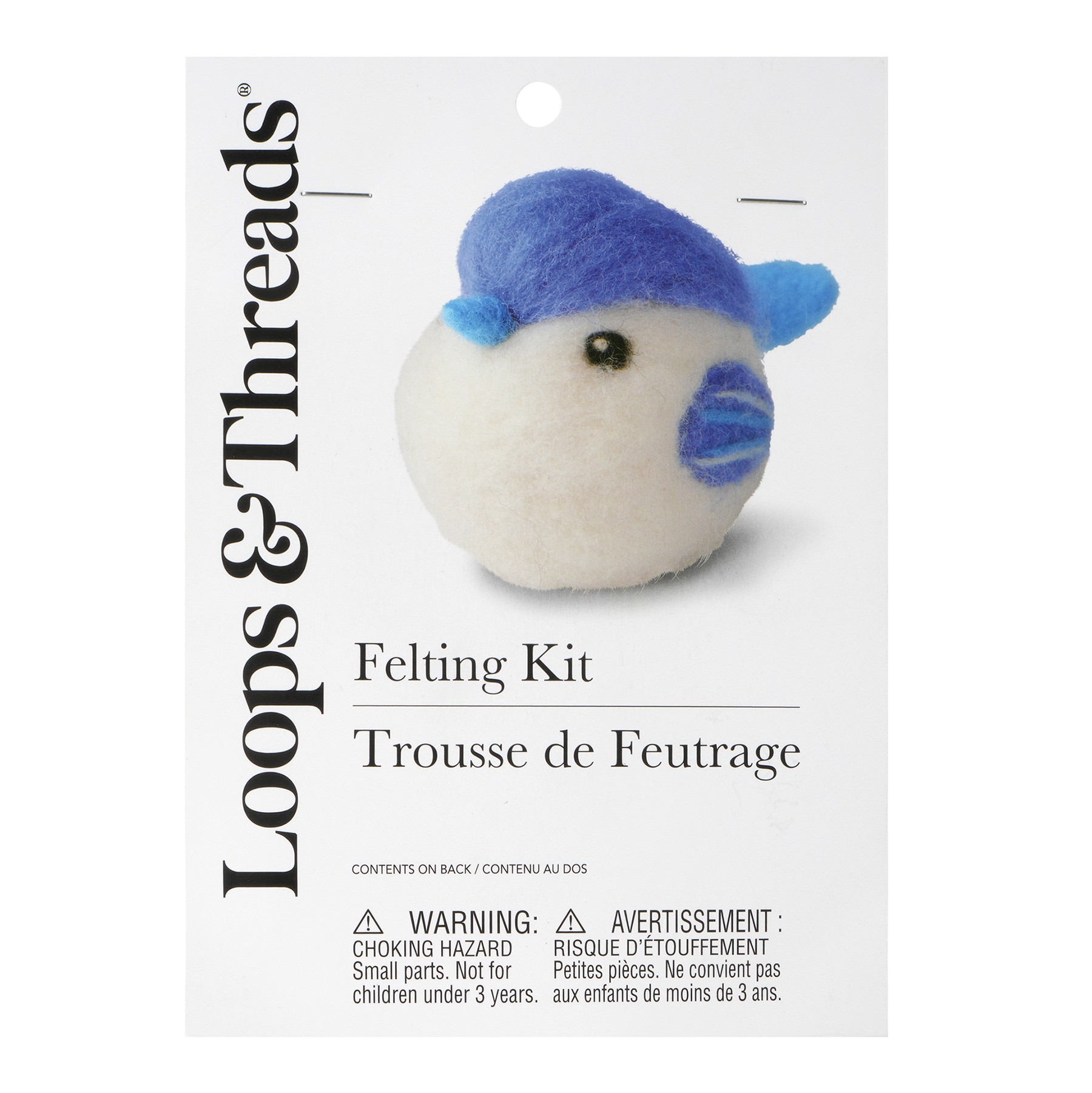 slide 4 of 4, Bird Felting Kit By Loops & Threads, 3 in