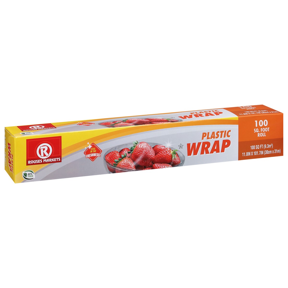 slide 7 of 9, Rouses Markets Plastic Wrap 1 ea, 1 ct