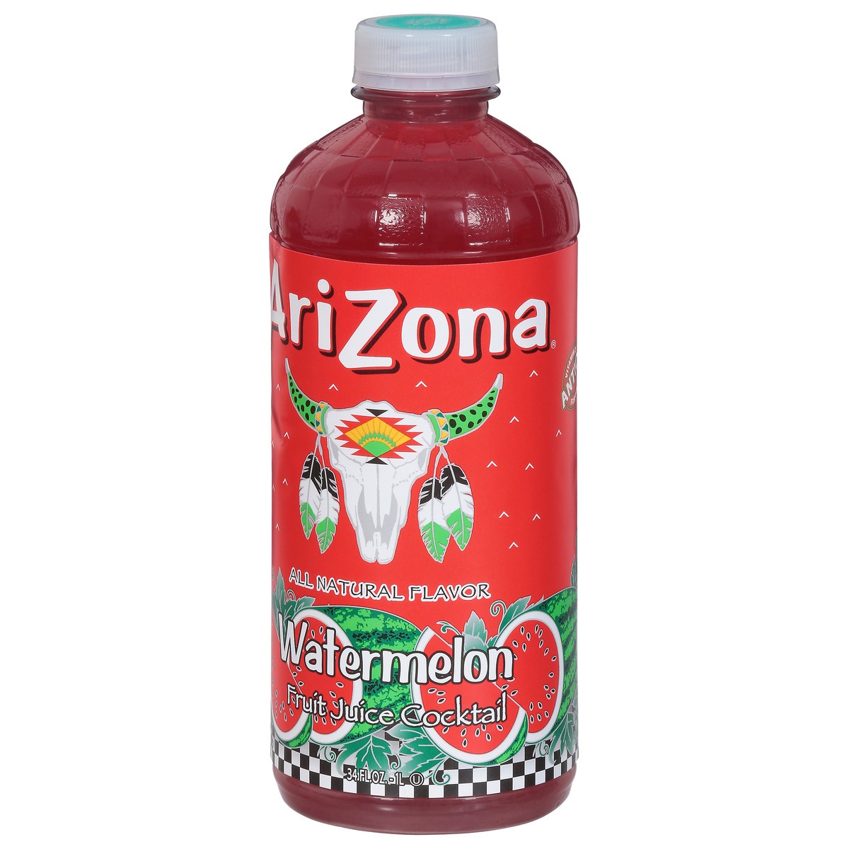 slide 6 of 14, AriZona Watermelon Fruit Juice Cocktail - 34 fl oz, 34 fl oz