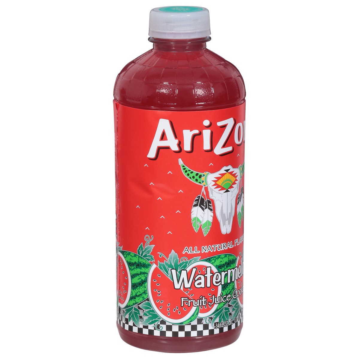 slide 10 of 14, AriZona Watermelon Fruit Juice Cocktail - 34 fl oz, 34 fl oz