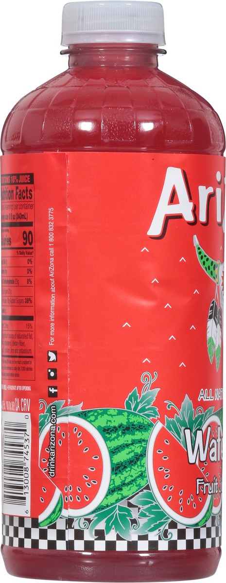 slide 14 of 14, AriZona Watermelon Fruit Juice Cocktail - 34 fl oz, 34 fl oz