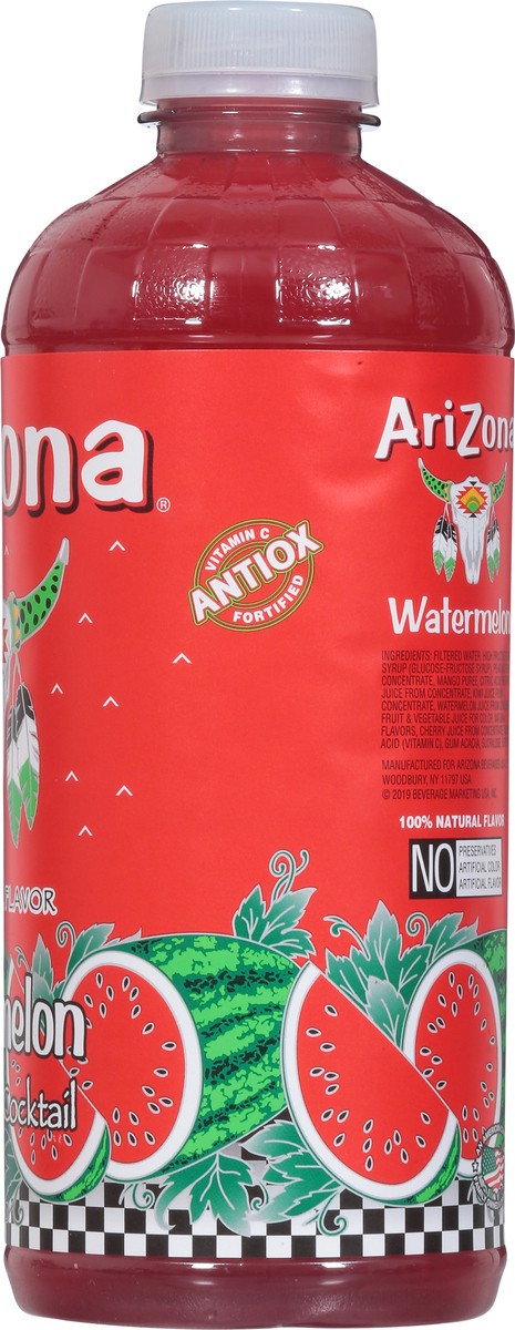 slide 5 of 14, AriZona Watermelon Fruit Juice Cocktail - 34 fl oz, 34 fl oz