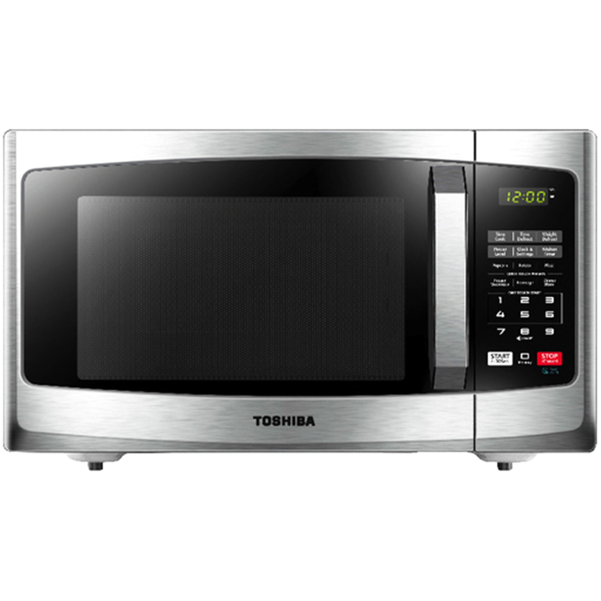 slide 1 of 1, Toshiba Microwave Oven - Stainless Steel, 1 ct