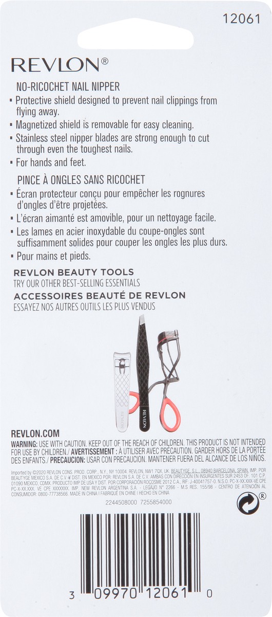 slide 9 of 9, Revlon No-Ricochet Nail Nipper, 1 ct