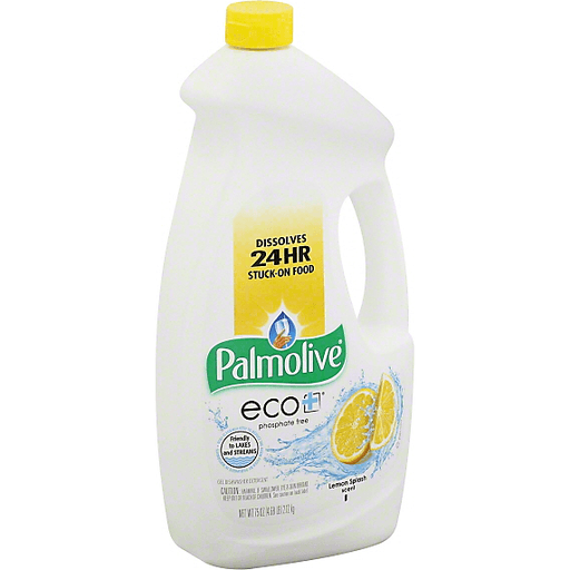 slide 2 of 3, Palmolive Eco+ Dishwasher Detergent Gel Lemon Splash Scent, 75 oz