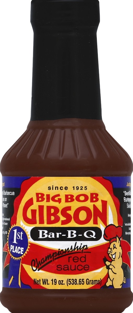 slide 2 of 2, Big Bob Gibson Red Sauce 19 oz, 19 oz