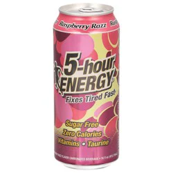 5-Hour Energy Sugar Free Raspberry Razz Energy Drink 16 fl oz