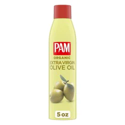 PAM Organic Extra Virgin Olive Oil Non-GMO Cooking Spray, 5 oz.