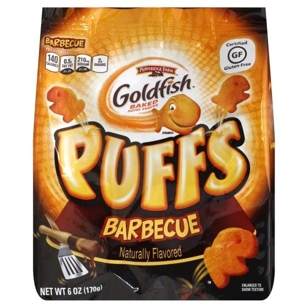 slide 1 of 1, Goldfish Xtreme Puffs Barbecue Baked Puff Snacks, 6 oz