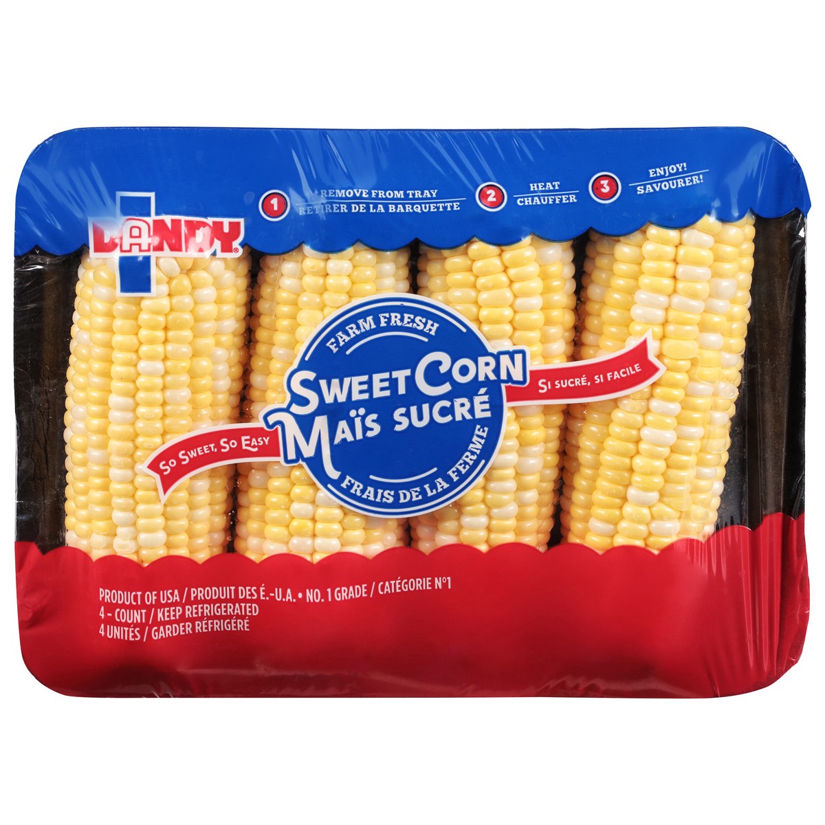 slide 7 of 12, Dandy Sweet Corn 4 ea, 4 ct
