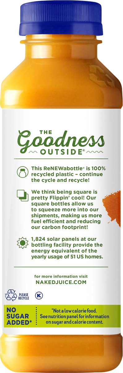 slide 3 of 7, Naked Juice Blend, Mighty Mango, 15.2 fl oz
