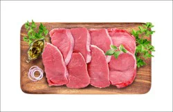 Meat Warehouse Boneless Pork Chop Thin Cut