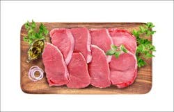 Meat Warehouse Boneless Pork Chop Thin Cut