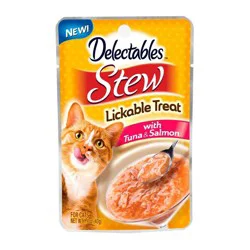 Delectables Stew Lickable Treat with Tuna & Salmon 1.4 oz