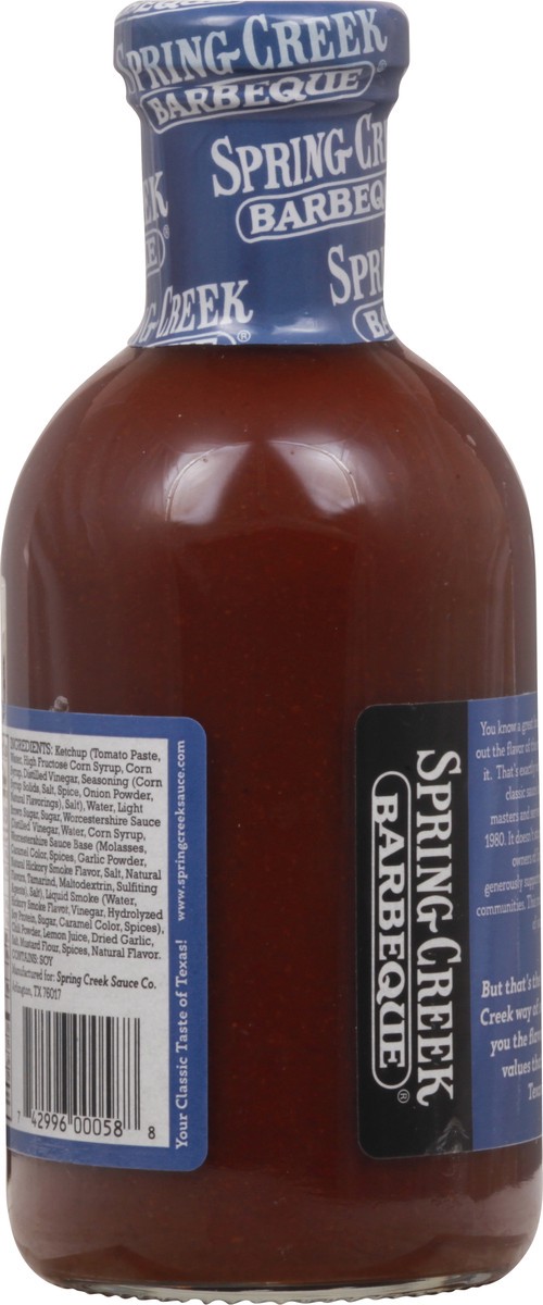 slide 2 of 9, Spring Creek Barbeque Classic BBQ Sauce - 18 oz, 18 oz
