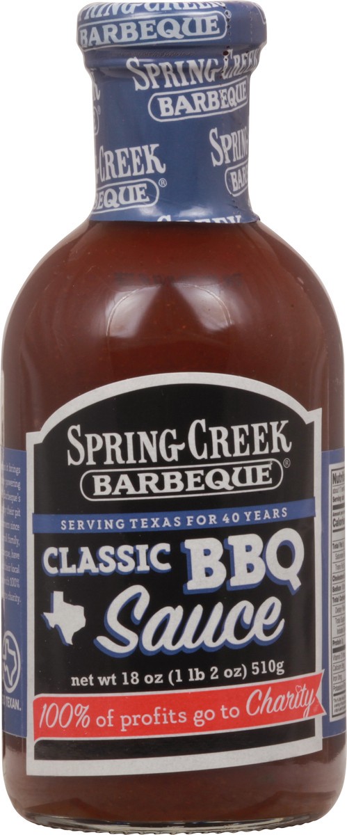 slide 4 of 9, Spring Creek Barbeque Classic BBQ Sauce - 18 oz, 18 oz