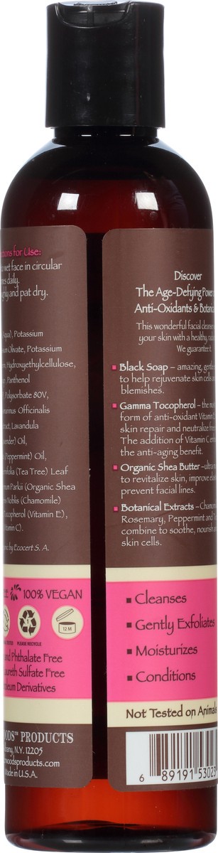 slide 2 of 10, Dr. Woods Black Soap Facial Cleanser 8 oz, 8 oz