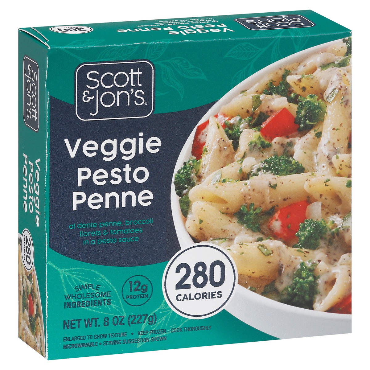 slide 7 of 14, Scott & Jon's Veggie Pesto Penne 8 oz, 8 oz