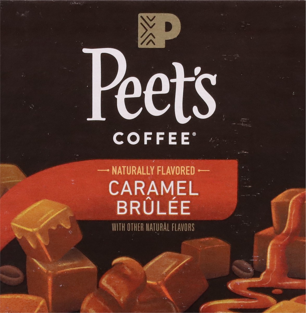 slide 9 of 9, Peet's Coffee, Caramel Brulee Light Roast K-Cup Coffee Pods - 10ct Carton, 10 ct