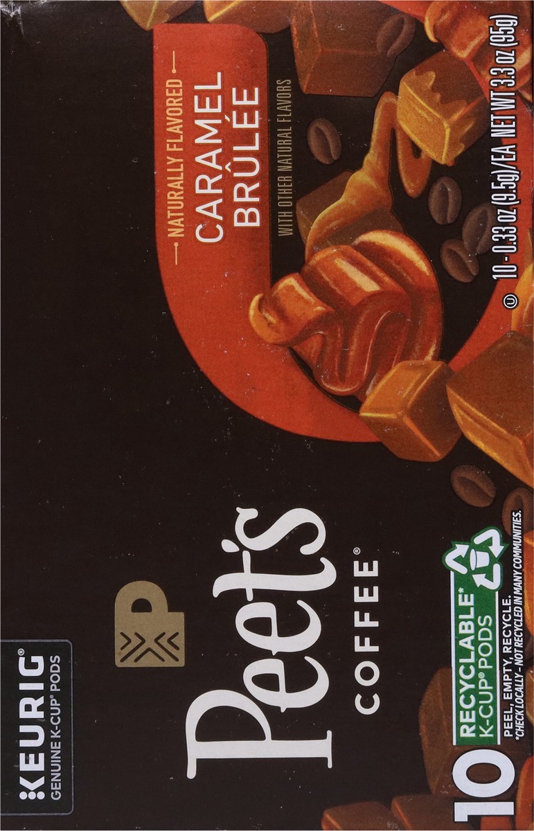 slide 5 of 9, Peet's Coffee, Caramel Brulee Light Roast K-Cup Coffee Pods - 10ct Carton, 10 ct