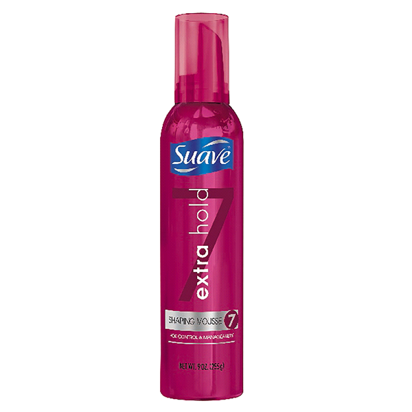 slide 9 of 9, Suave Styling Aid Extra Hold Mousse, 9 oz