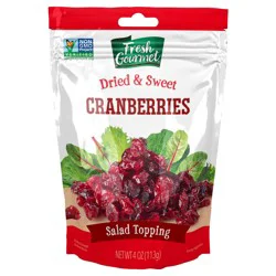 Fresh Gourmet Cranberries Dried & Sweet