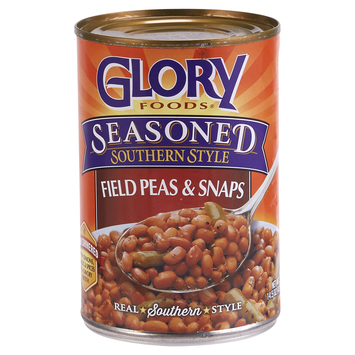 slide 1 of 5, Glory Foods Seasoned Southern Style Field Peas & Snaps, 15 oz