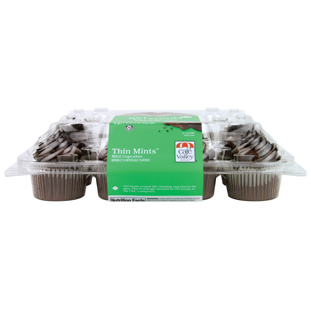 slide 3 of 3, Girl Scout Thin Mint Cupcakes, 10 oz