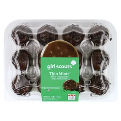 Girl Scout Thin Mint Cupcakes