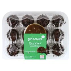 Girl Scout Thin Mint Cupcakes