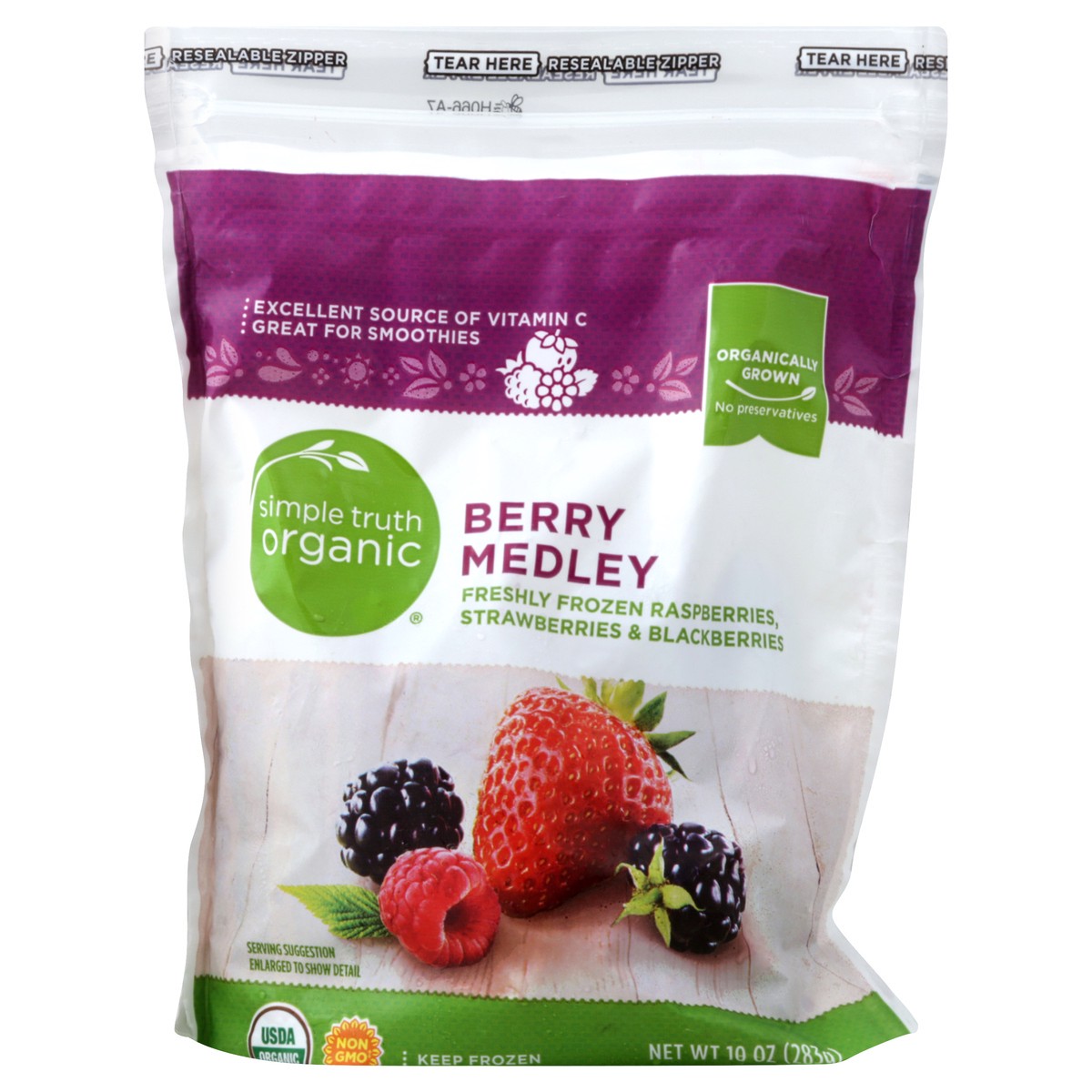 slide 3 of 3, Simple Truth Berry Medley 10 oz, 10 oz