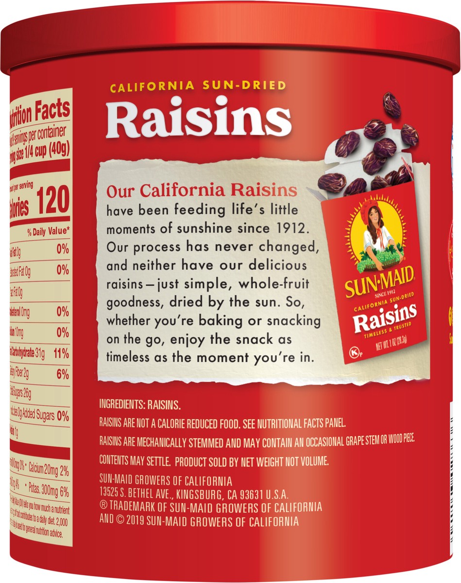 slide 5 of 6, Sun-Maid Raisins, 13 Oz, 1 ct