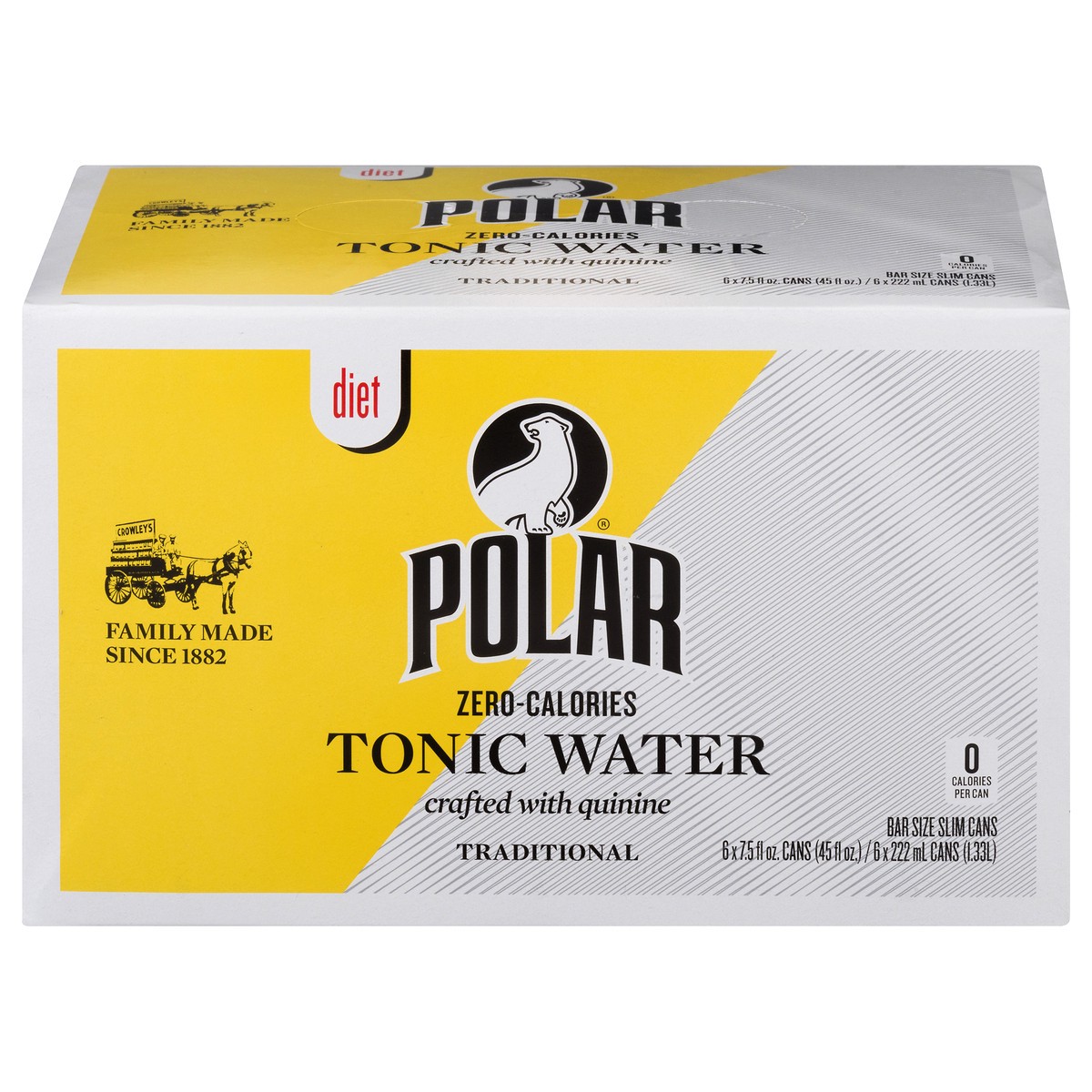 slide 1 of 10, Polar Beverages Tonic Waterdiet - 45 oz, 45 oz