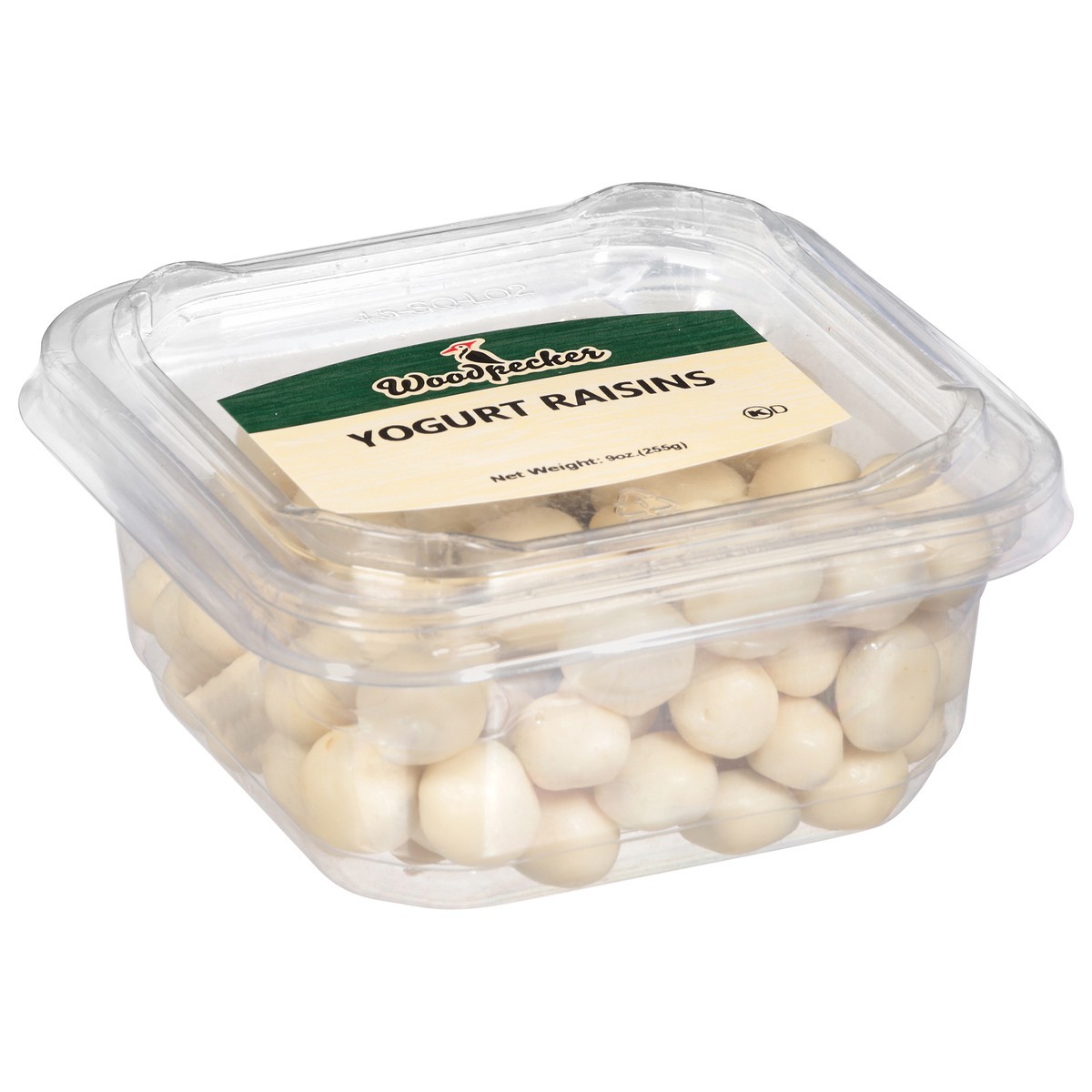 slide 2 of 13, Woodpecker Yogurt Raisins 9 oz, 9 oz