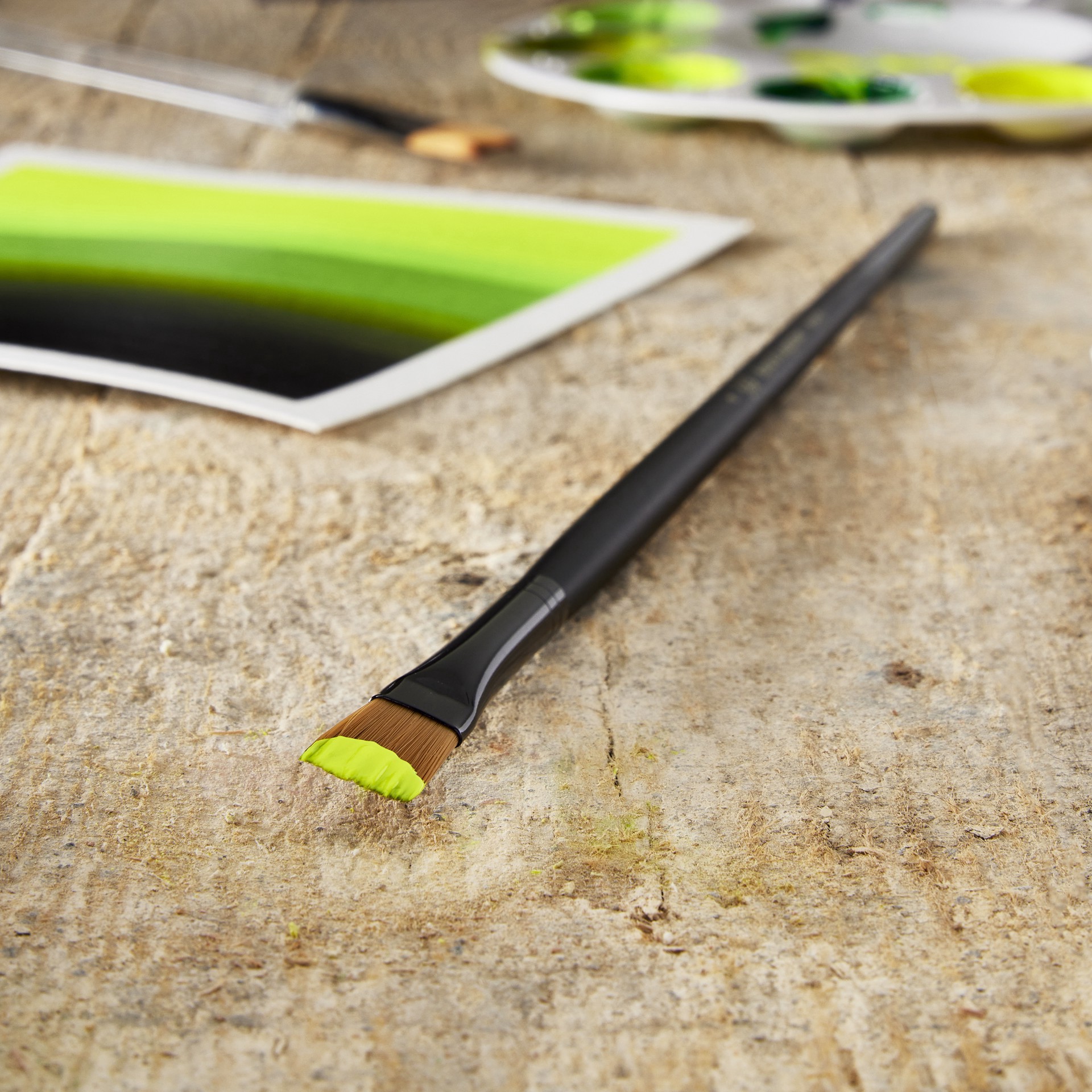 slide 2 of 2, Royal & Langnickel Essentials Long Handle Flat Brush, 1 ct