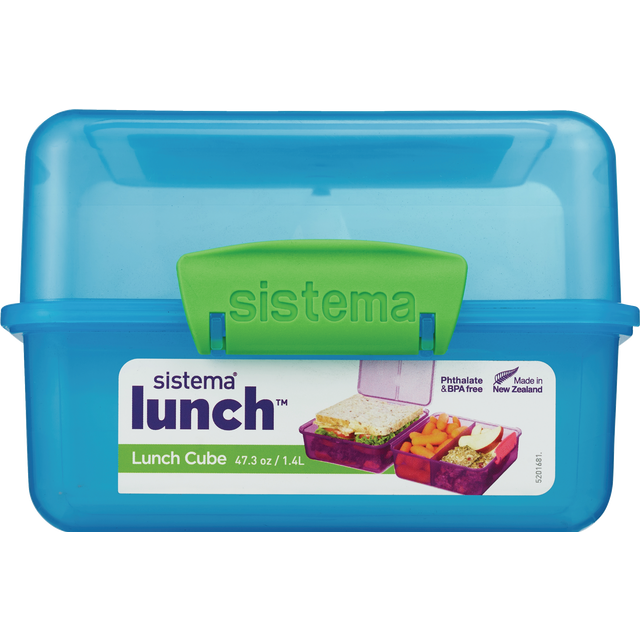 slide 1 of 1, SISTEMA Lunch Cube 1.4Lt 48Z 6 Cups, 1 ct