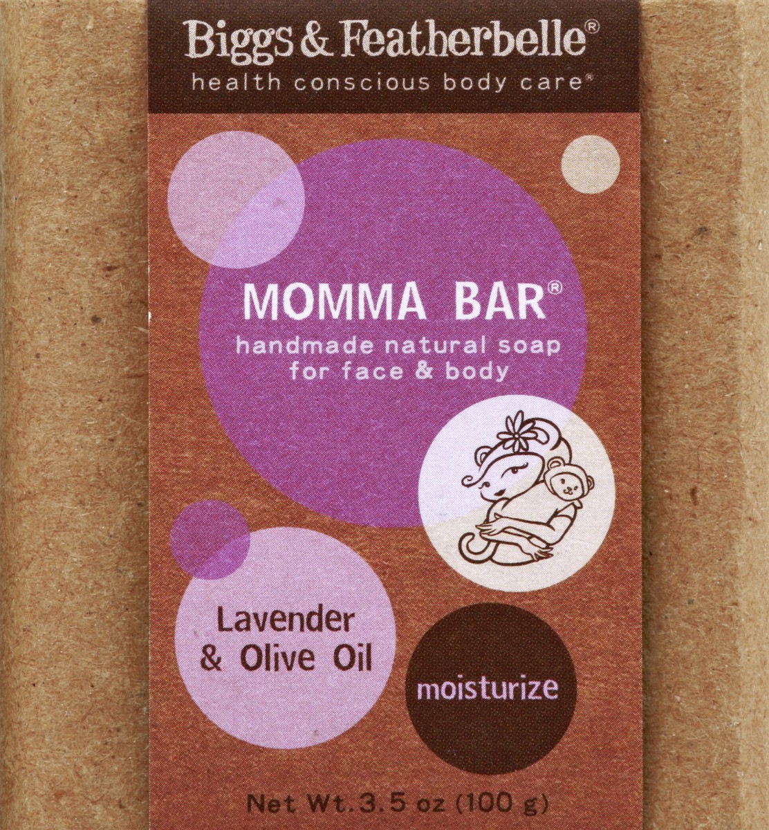 slide 4 of 4, Biggs & Featherbelle Soap Bar Moisturize Momma, 3.5 oz