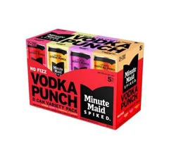 Minute Maid Spiked Vodka Punch Rtd Cocktail 8 Pkc