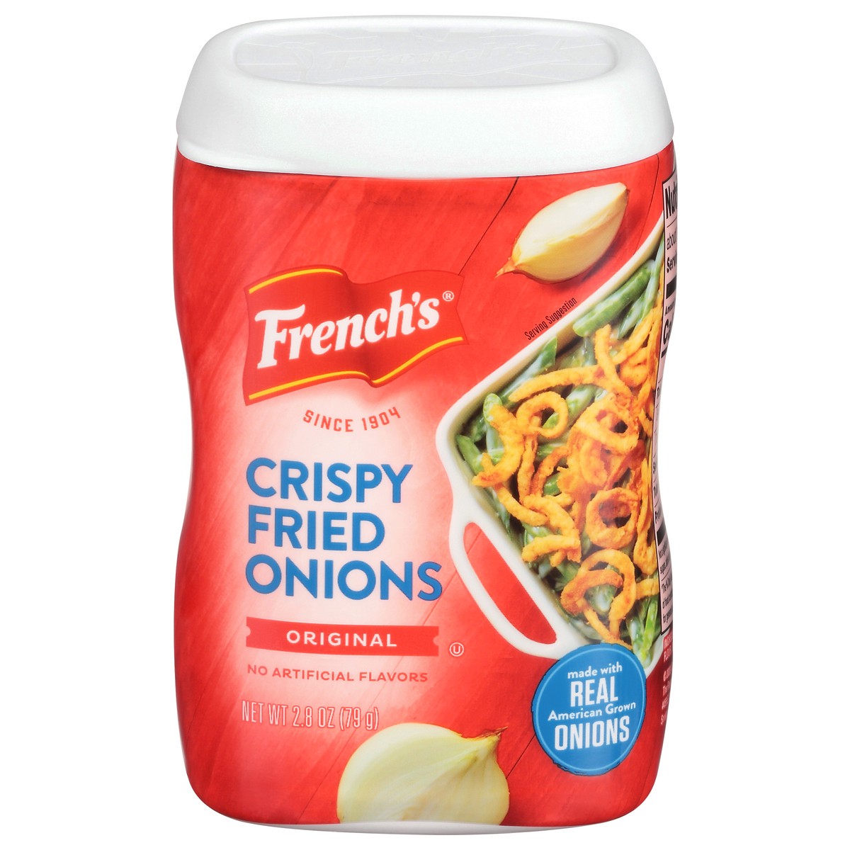 slide 1 of 9, French's Original Crispy Fried Onions, 2.8 oz, 2.8 oz