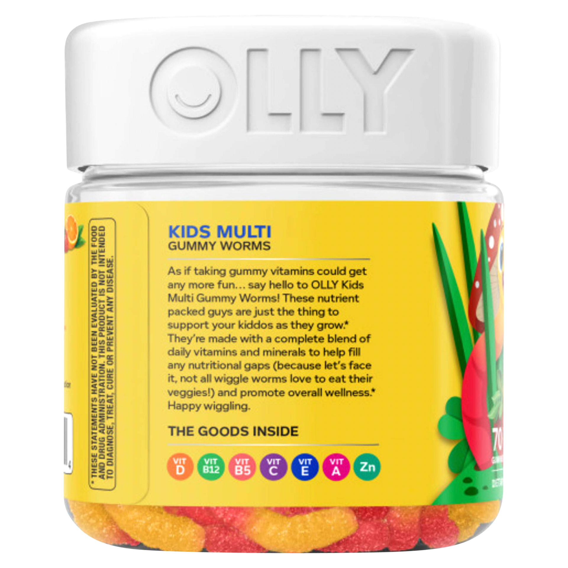 slide 7 of 17, OLLY Kids Multi Worms - 70ct, 70 ct