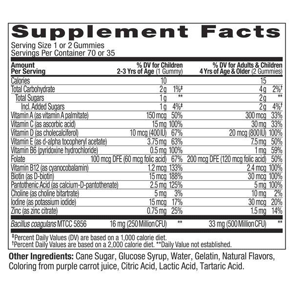slide 3 of 17, OLLY Kids Multi Worms - 70ct, 70 ct