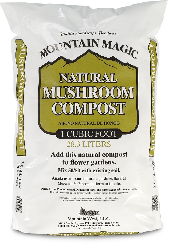 slide 1 of 1, Mountain West Products Mountain Magic Mushroom Compost, 28.3 liter