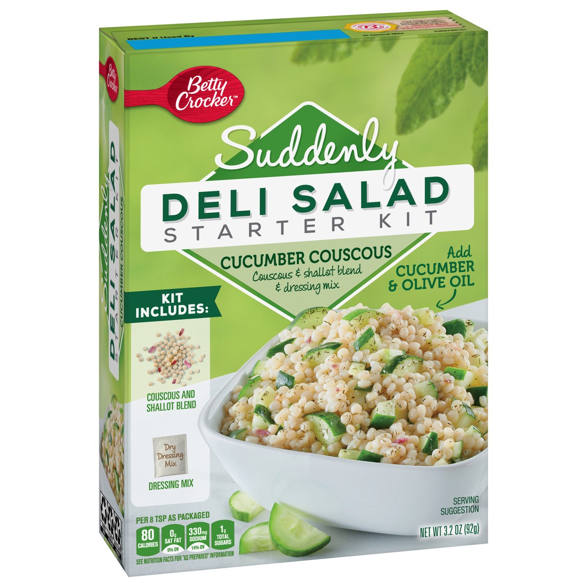 slide 4 of 9, Betty Crocker Suddenly Salad Cucumber Couscous Deli Salad Kit, 1 ct