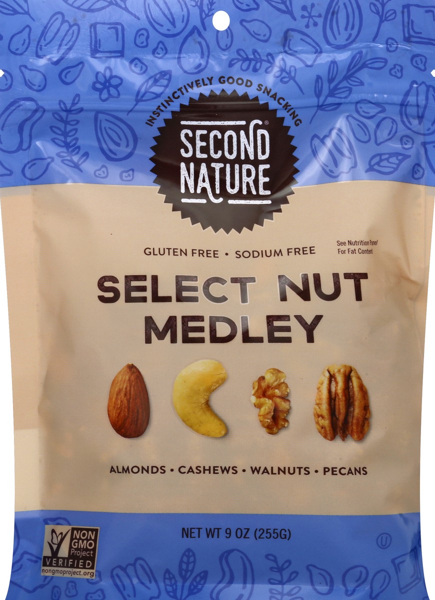 slide 5 of 6, Second Nature Select Nut Medley, 9 oz