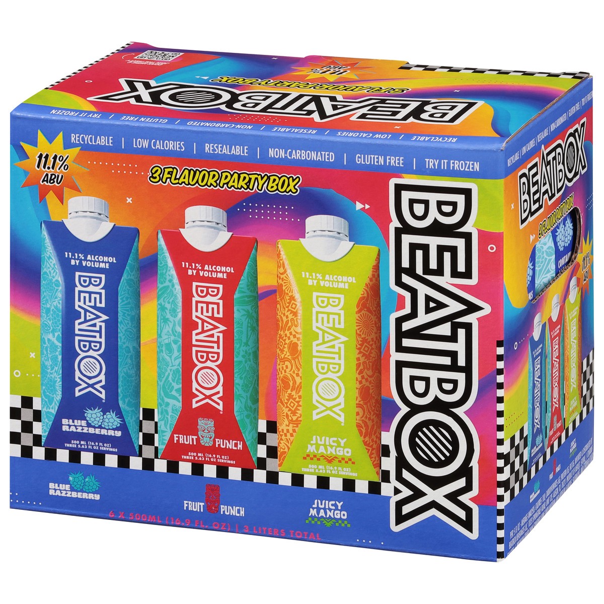 slide 4 of 9, Beatbox 3 Flavor Party Box 6 - 16.9 fl oz Bottles, 6 ct; 500 ml