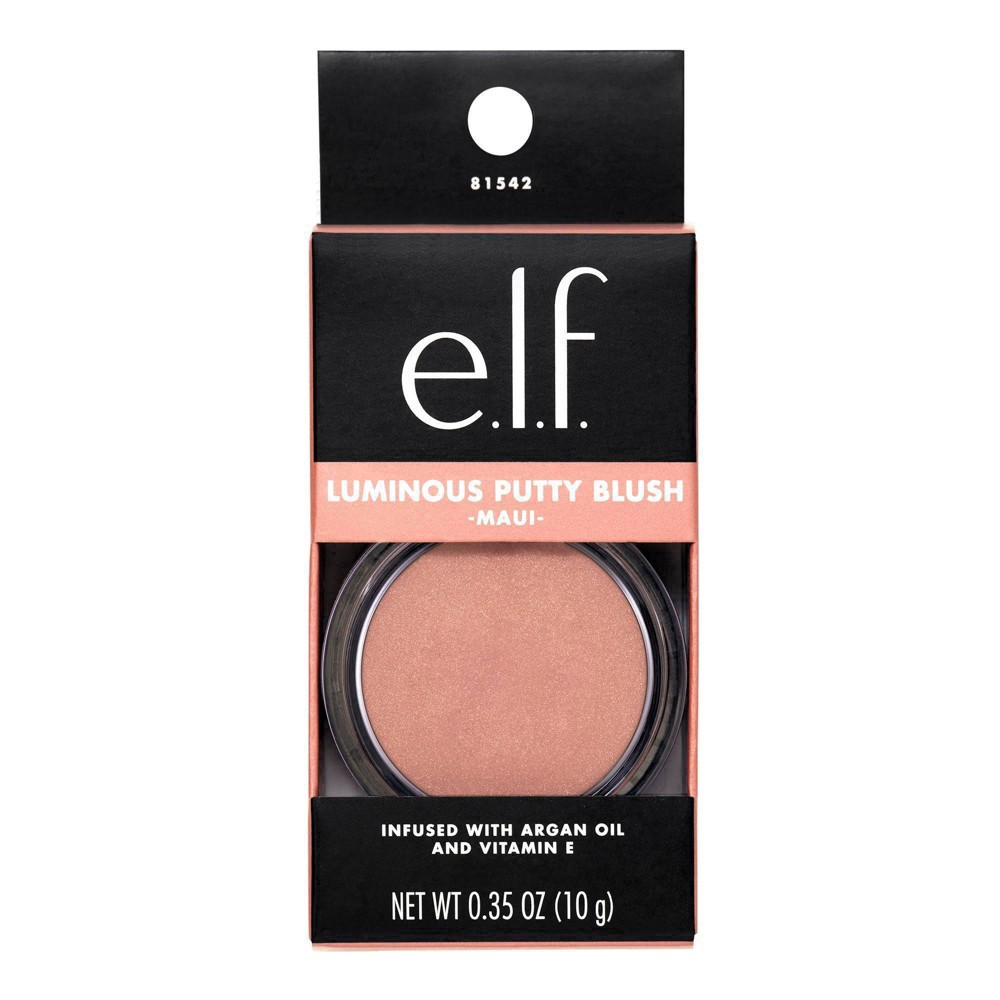 slide 38 of 56, e.l.f. Luminous Putty Blush, Maui, 0.35 oz