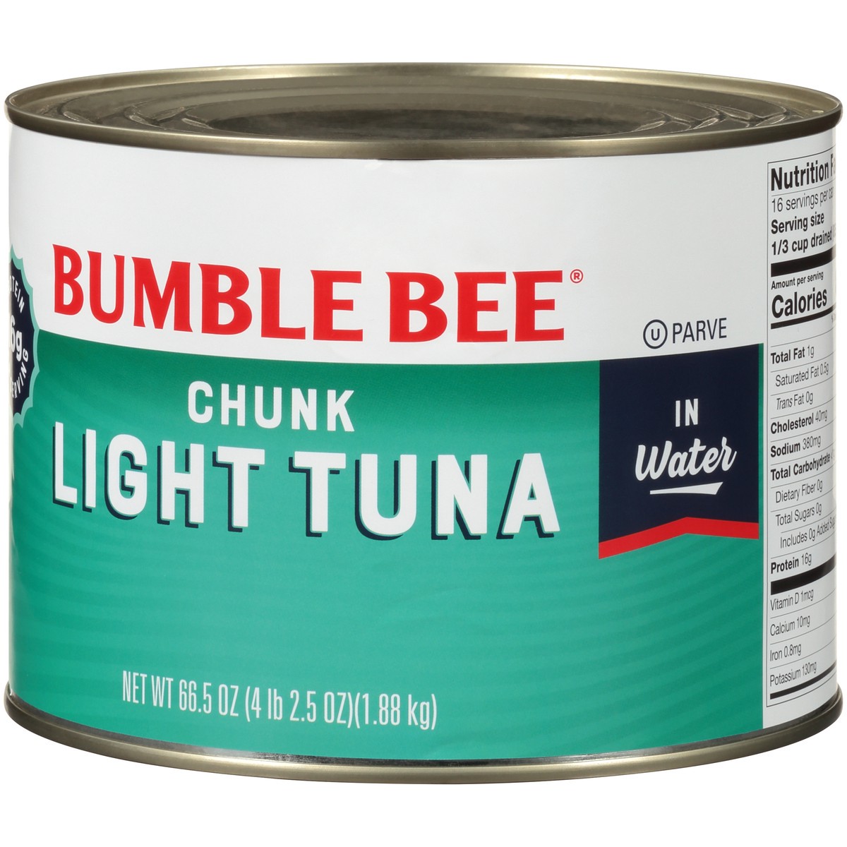 slide 3 of 11, Bumble Bee Chunk Light Tuna In Water, 4.15 lb