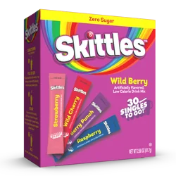 Skittles Drink Sticks Variety Pack Wild Berry 30ct