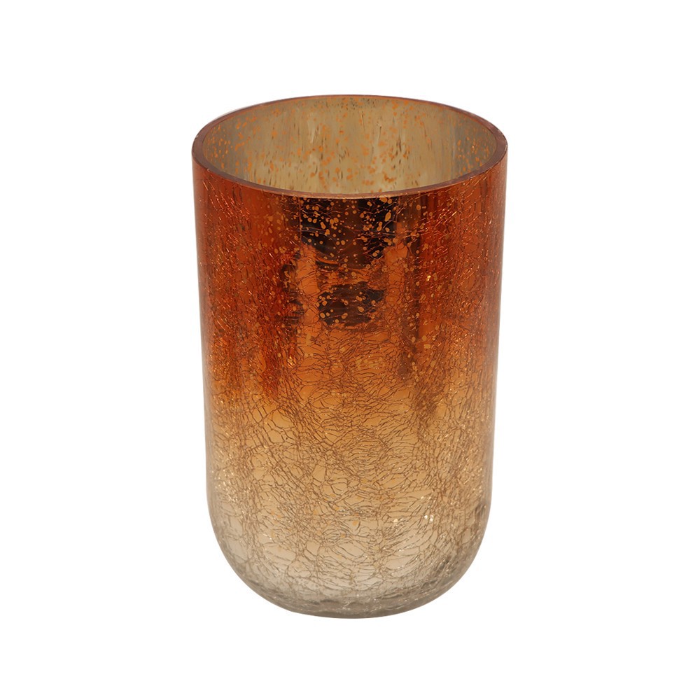 slide 3 of 3, 9.5" Ombre Glass Hurricane Candle Holder By Ashland, 5.91 in x 5.9 in x 9.45 in